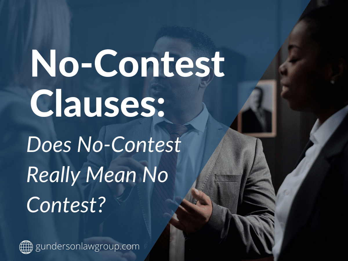 No-Contest Clauses